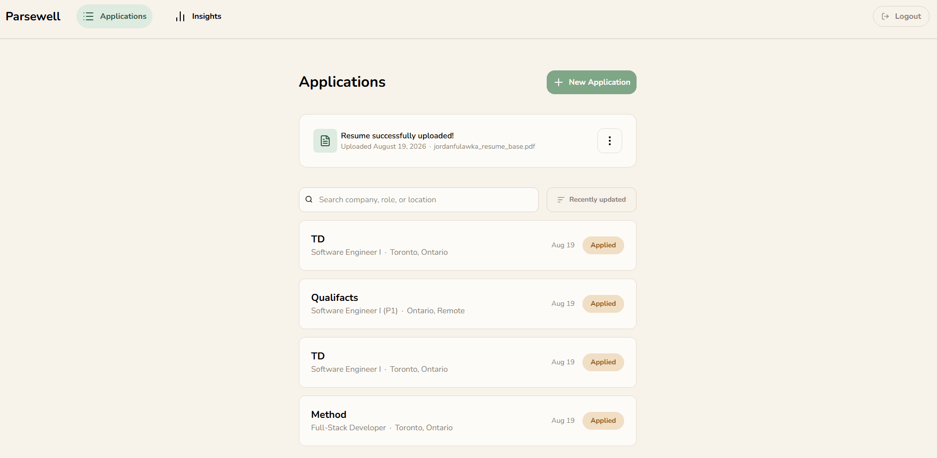 project screenshot